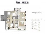 雁栖玫瑰园_4室2厅5卫 建面270平米