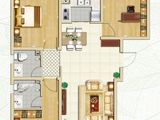 林荫春天_3室2厅2卫 建面105平米