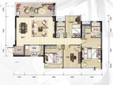 盛天西城_4室2厅2卫 建面110平米