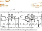 旭辉湖山樾_2#商铺平面示意图43-100㎡ 建面73平米