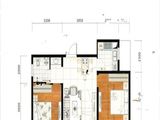 兴隆枫丹白鹭城市花园_2室2厅1卫 建面81平米