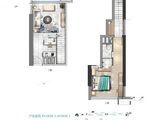 泰禾惠州湾_1室2厅1卫 建面62平米