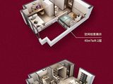 万科皇马郦宫_2室2厅2卫 建面45平米