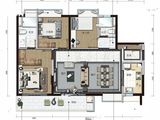 金地艺境松山湖_3室2厅2卫 建面103平米