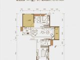 岭秀城壹号_2室2厅2卫 建面107平米