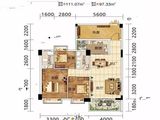 霸王花新城_3室2厅2卫 建面111平米