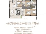 东江湾1号_4室2厅2卫 建面138平米