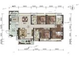 建华翡翠城②期樾江府_4室2厅3卫 建面160平米