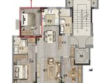 湖畔樾山_3室2厅2卫 建面94平米