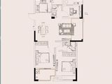 江南钱塘里_3室2厅1卫 建面99平米