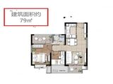 杭州湾碧桂园海上传奇_2室2厅1卫 建面79平米