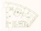 苏州中心9号_1室1厅1卫 建面101平米