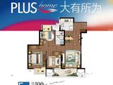 时代城_3室2厅1卫 建面100平米