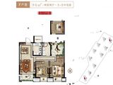 港悦府_3室2厅1卫 建面94平米
