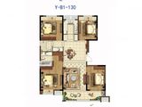 蓝光锦澜府_4室2厅2卫 建面138平米
