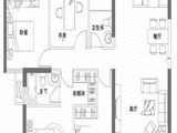 中庚香海世界三期香海湾_4室2厅2卫 建面124平米