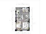 东煌江滨公馆_6室2厅4卫 建面206平米