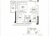 中骏四季风华_2室2厅1卫 建面65平米