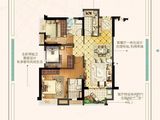 保利世茂璀璨滨江_3室2厅2卫 建面98平米