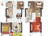 碧桂园麓府_4室2厅3卫 建面120平米