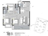 绿地名墩道_3室2厅2卫 建面119平米