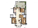 秀兰花漫里_3室2厅2卫 建面139平米