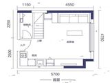 中电银河湾2期“未来别墅”_1室1厅1卫 建面60平米