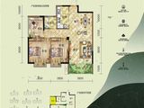 天翼九龙印象_2室2厅1卫 建面87平米