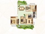 国投水木阳光里_3室2厅2卫 建面133平米