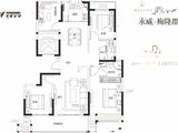 永威梅隆郡_4室2厅1卫 建面134平米