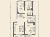 盛和广场_3室2厅2卫 建面97平米