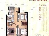 中信国安北海第一城3号地块_2室2厅1卫 建面76平米