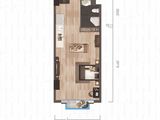 天润8号公馆_1室1厅1卫 建面56平米