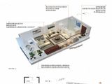 东投银滩海玥台_1室2厅1卫 建面44平米