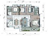 招商雍和府_4室2厅2卫 建面124平米