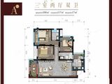 首创天府滨江_3室2厅2卫 建面100平米