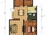 润禾香都城_3室2厅1卫 建面124平米