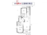 恒大海上帝景_3室2厅2卫 建面129平米