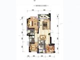 华府1918_3室2厅2卫 建面98平米