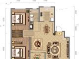 瑛晟花园小镇_4室2厅2卫 建面104平米