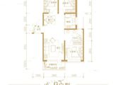 融创海逸长洲_3室2厅1卫 建面126平米