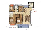 紫御天铂_4室2厅2卫 建面133平米