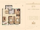 雅园_3室2厅1卫 建面109平米