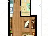 拜登凯利银座_1室1厅1卫 建面49平米