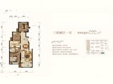 保利壹号公馆四期_3室2厅1卫 建面109平米