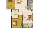 大华中央城_2室2厅1卫 建面88平米