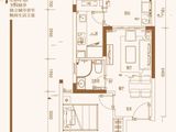 劲力五星城三期_1室2厅1卫 建面46平米