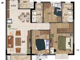 青云公馆_3室2厅2卫 建面103平米