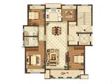 美的德信翰林府_4室2厅2卫 建面130平米