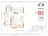 金隅大成郡_3室2厅1卫 建面120平米
